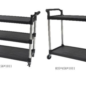 塑鋼多功能餐飲推車組 手推工作車 餐飲手推車 工具車 送餐回收碗盤推車 置物車 中型 (含稅)~ecgo五金百貨